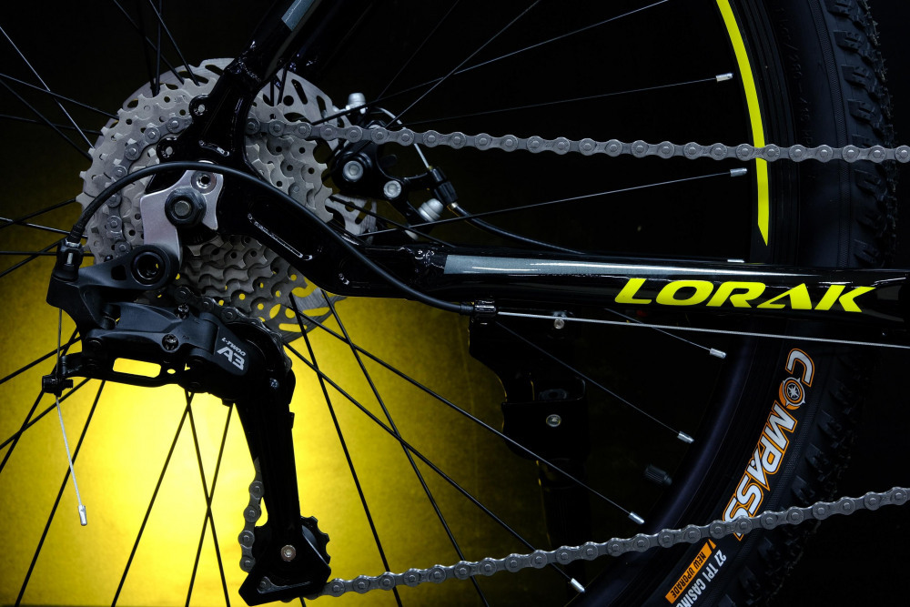 LORAK Safe 27,5 Cassete Чёрный/Жёлтый