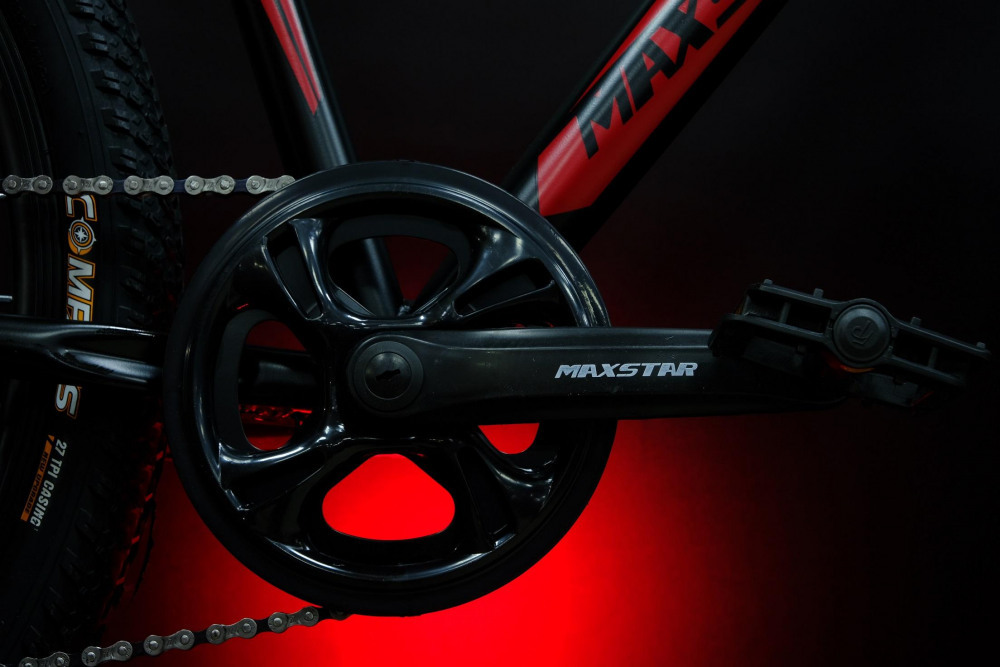 MAXSTAR 26" JUNIOR Матовый Чёрный/Красный