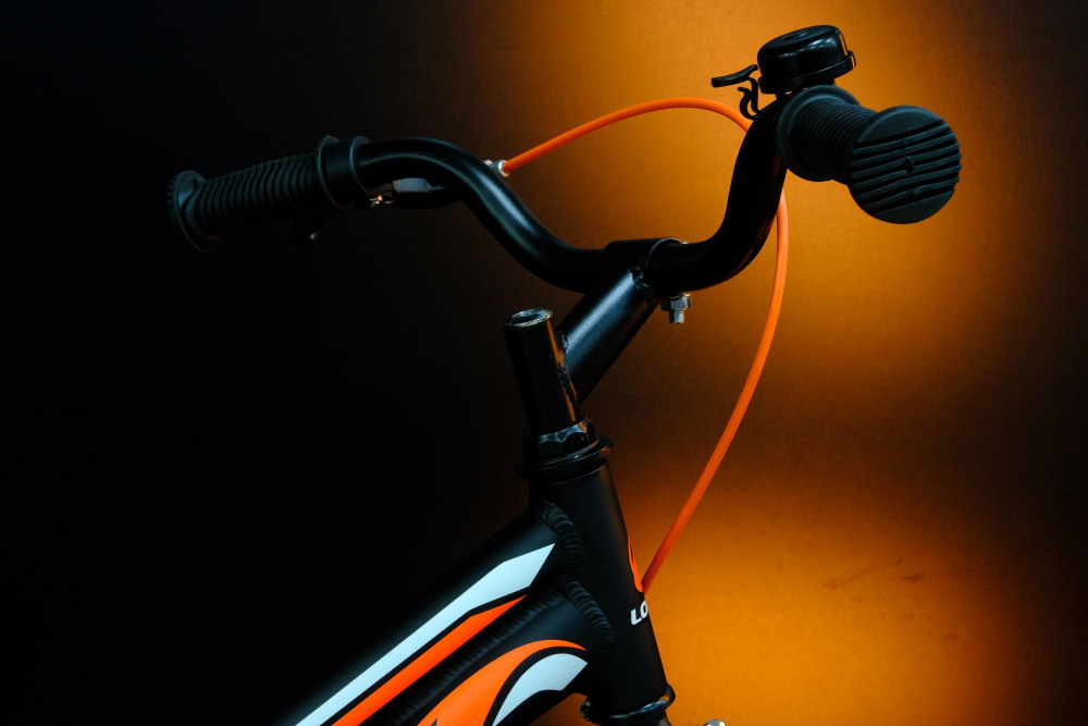 Lorak Junior 14 Boy Матовый Чёрный/Оранжевый