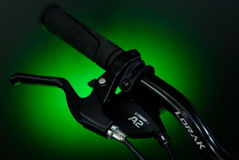 LORAK Safe PLUS 26 Матовый Чёрный/Зелёный