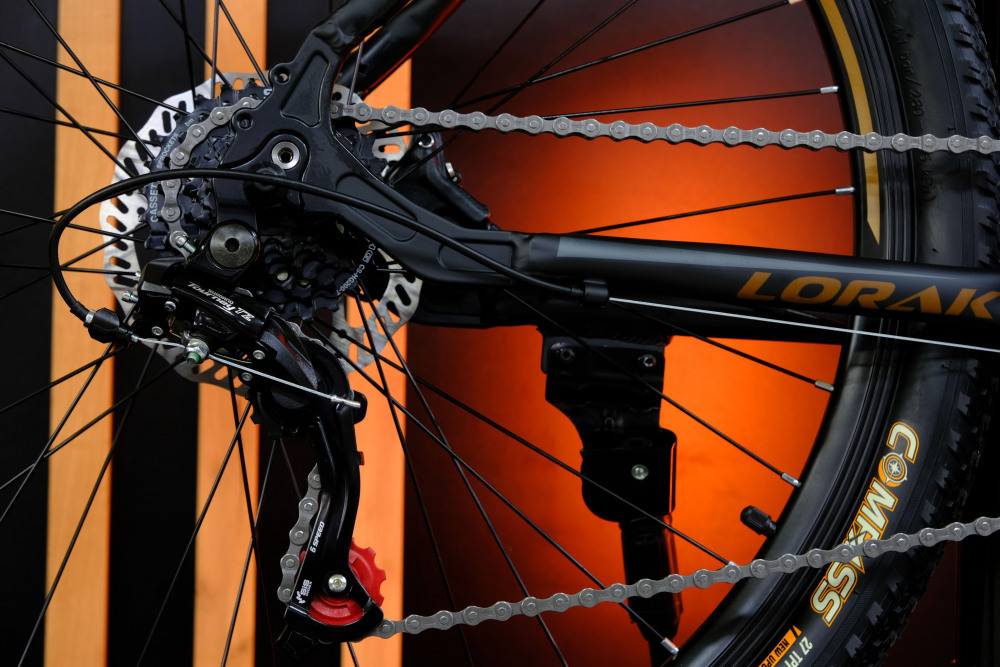 LORAK Safe 27,5 HD Матовый Черный/Коричневый рама 19 (на рост 171-182)